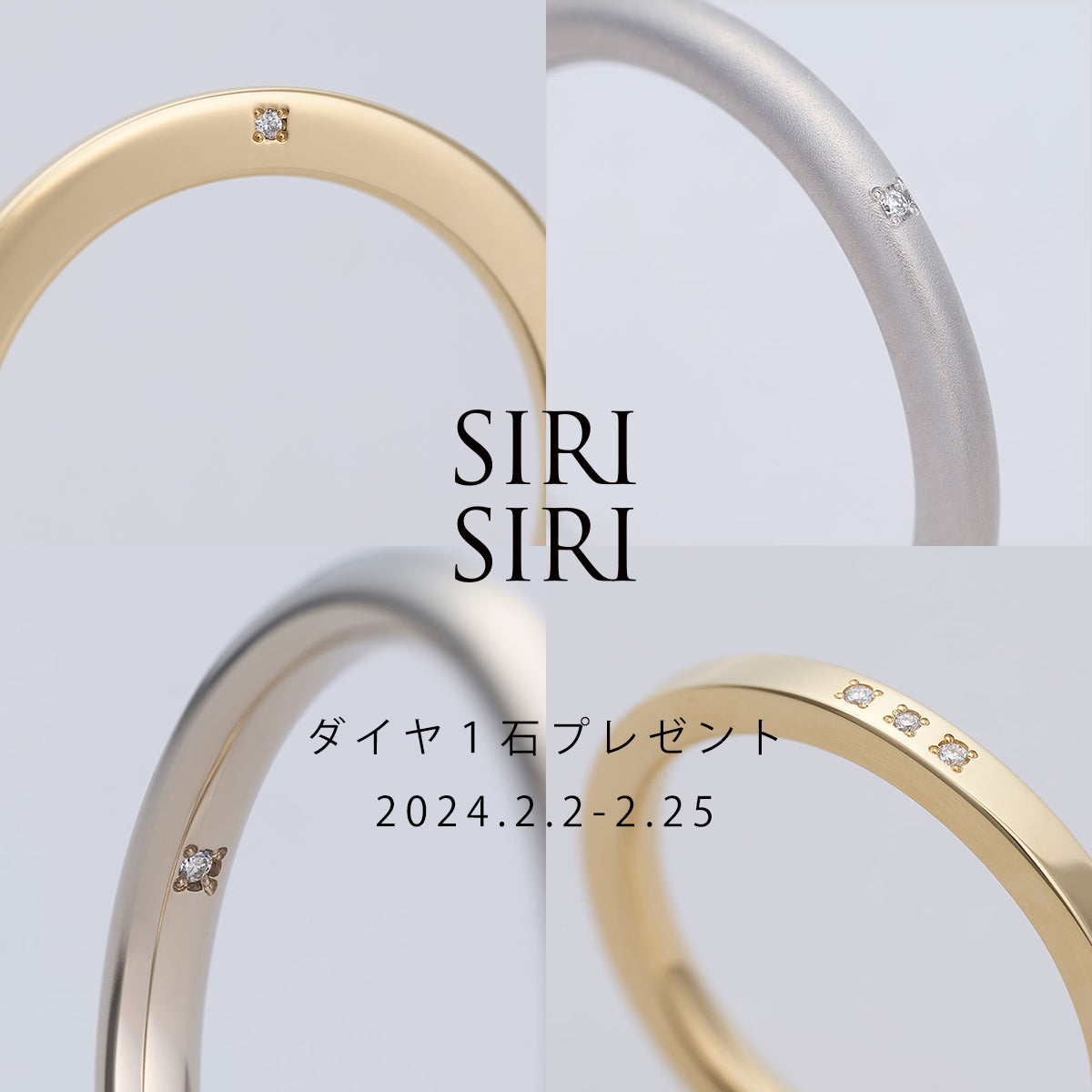 VALENTINE WEDDING FAIR 2/2-2/25|ダイヤモンドセッティングキャンペーン
