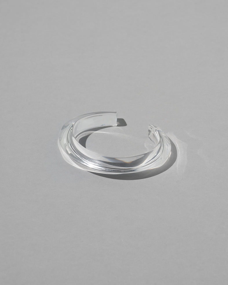 EXCAVATION Bangle Triangle CLEAR