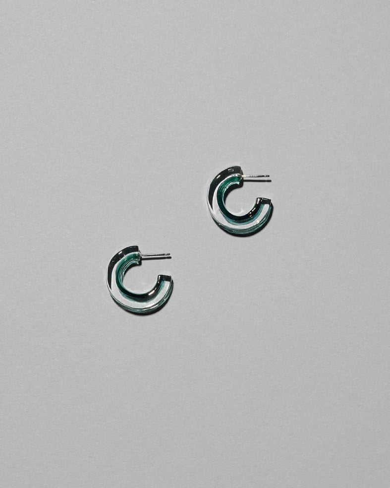 CLASSIC Earrings Hoop Teal