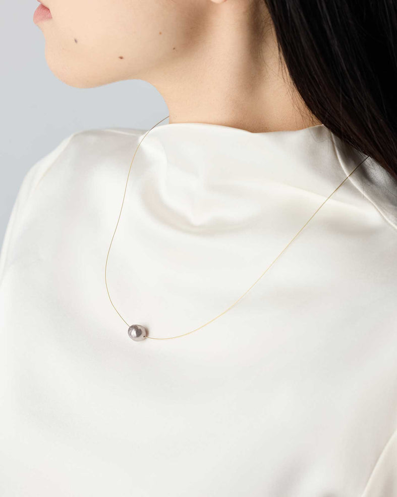 Harmonia Necklace G Pearl Moon