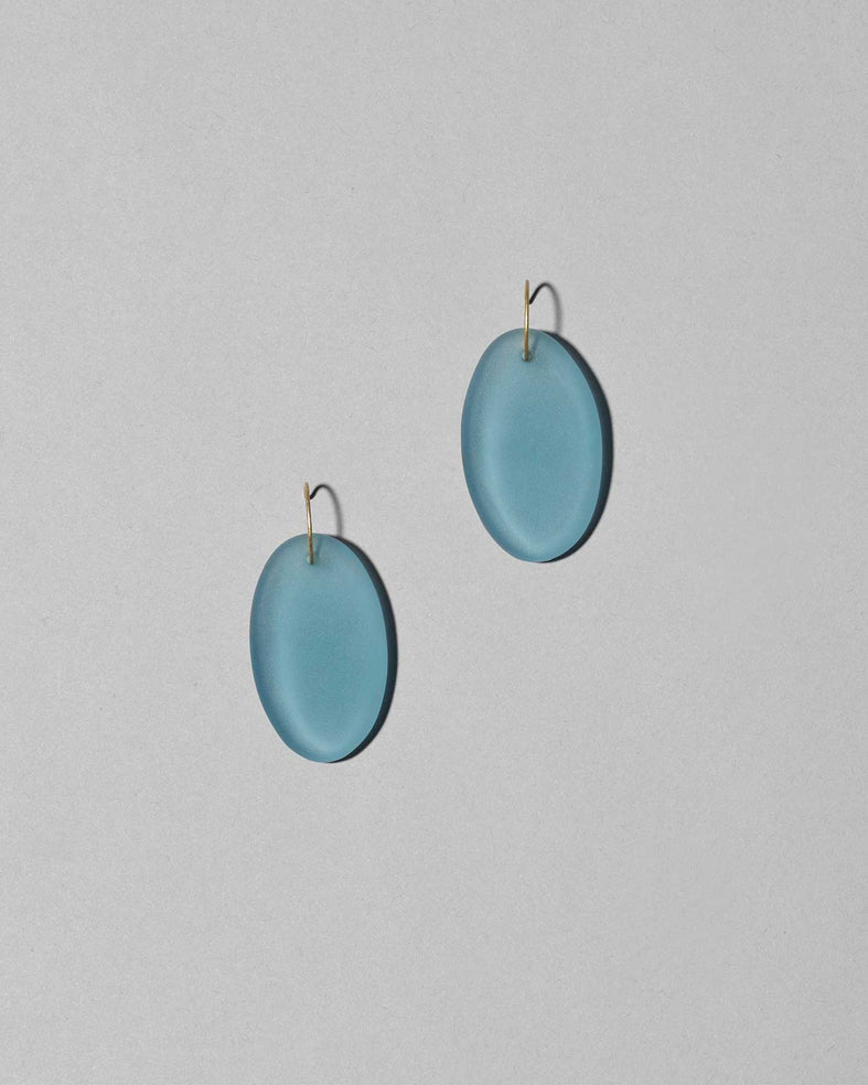 HOTOLI Earrings Oval BLUE
