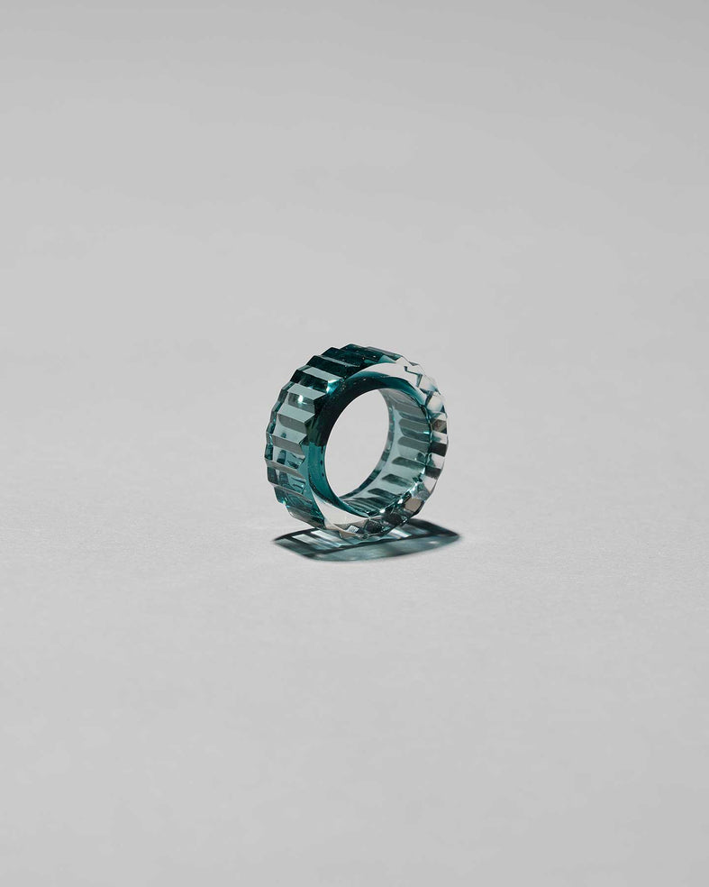 KIRIKO Ring Stripe Teal